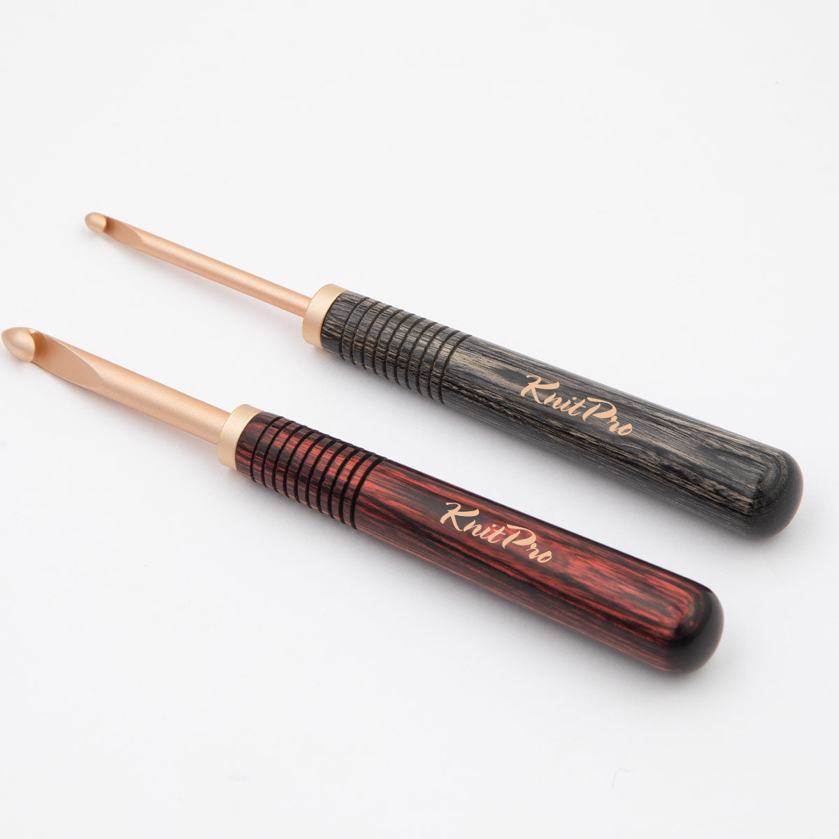 Rose Gold Wooden Handle for Interchangeable Crochet Hooks OASIS