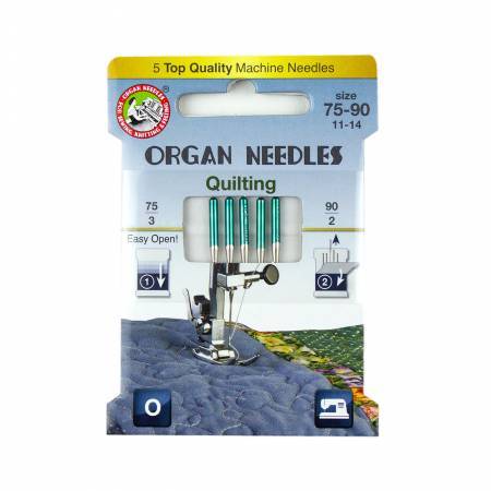 Adatas šujmašīnai QUILTING /ORGAN NEEDLES/ 5 gab. 75-90