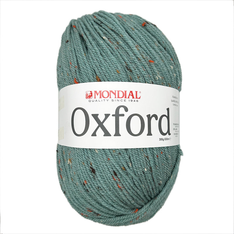 Oxford /Mondial/ 300g #589 "Pasteļzaļš tvīds"