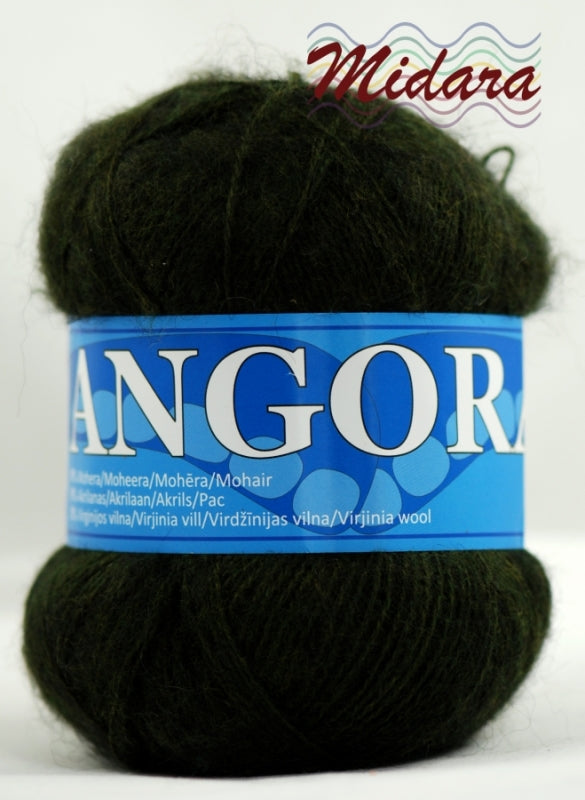 Angora 2 /Midara/ 100g #400"Very dark green"