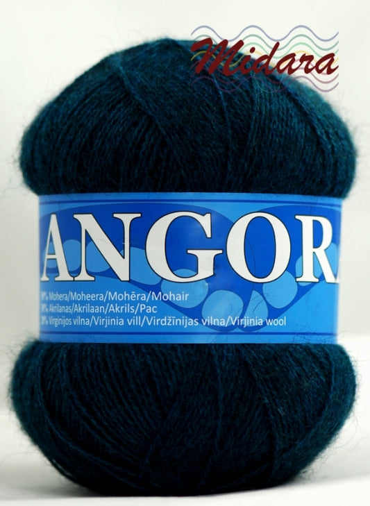 Angora 2 /Midara/ 100g #641 "Tumši zils"