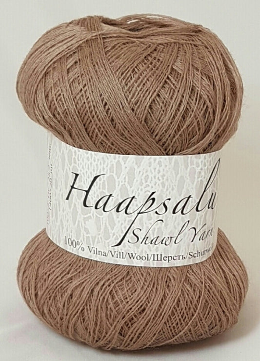 Haapsalu Shawl Yarn /Midara/ NM: 28/2 100g 1400m #880 "Kafija ar pienu"