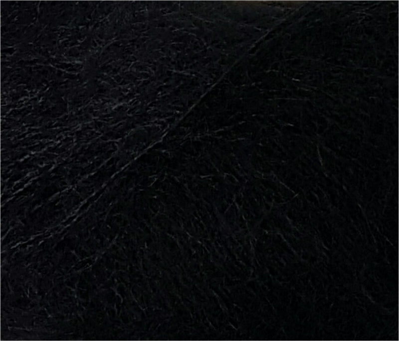 Silk Mohair /Midara/ 25g #999 "Melns"