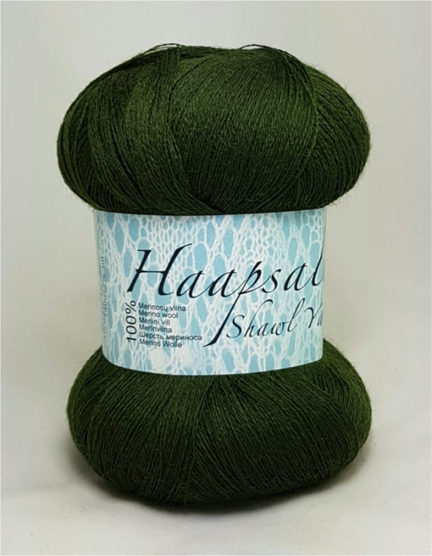 Haapsalu Shawl Yarn /Midara/ NM: 28/2 100g 1400m #400 "Meža zaļš"