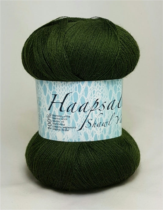 Haapsalu Shawl Yarn /Midara/ NM: 28/2 100g 1400m #400 "Meža zaļš"