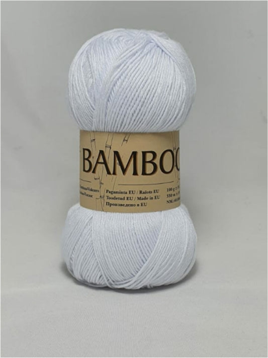 Bamboo /Midara/ 100g #010 "Snega zilgani balts"