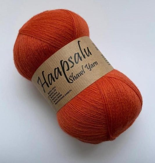 Haapsalu Shawl Yarn /Midara/ NM: 28/2 100g 1400m #220 "Oranžs"