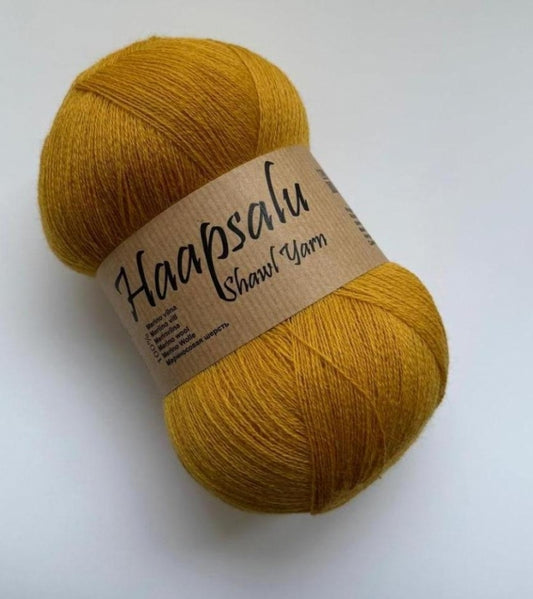 Haapsalu Shawl Yarn /Midara/ NM: 28/2 100g 1400m #340 "Zelts"
