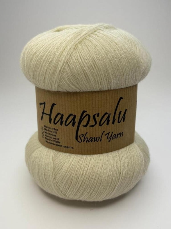 Haapsalu Shawl Yarn /Midara/ NM: 28/2 100g 1400m #030 "Natural white"
