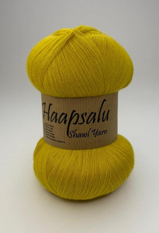Haapsalu Shawl Yarn /Midara/ NM: 28/2 100g 1400m #310 "Saules dzeltens"
