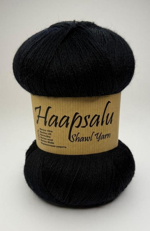 Haapsalu Shawl Yarn /Midara/ NM: 28/2 100g 1400m  #999 "Melns"