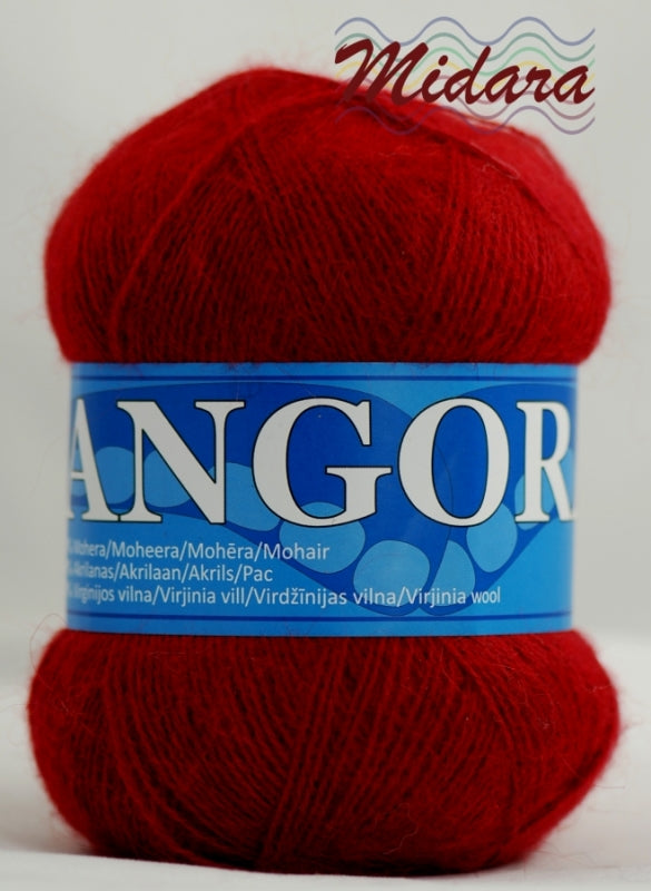 Angora 2 /Midara/ 100g #854 "Sarkans"