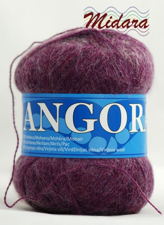 Angora 2 /Midara/ 100g #735 "Violet"