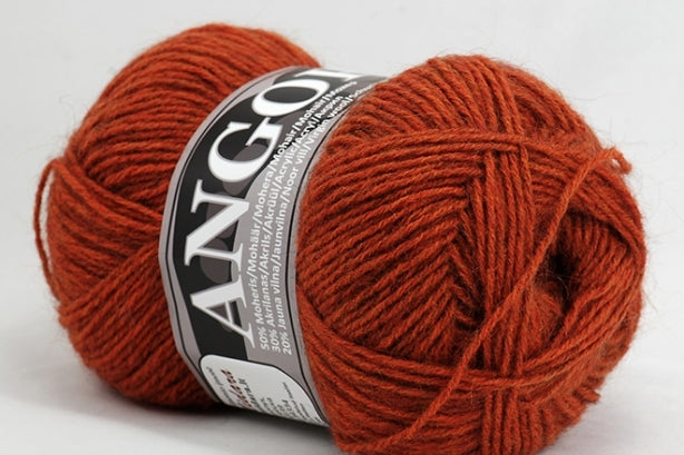 Angoria 6 /Midara/ 100g #120 "Ugunīgi ruds"