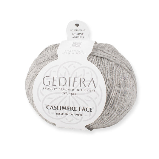 Cashmere Lace /Gedifra/ 25g #02801 "Pelēks"