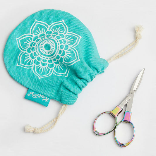 Saliekamās šķēres VARAVĪKSNE  + maciņš / The Mindful Collection /KnitPro