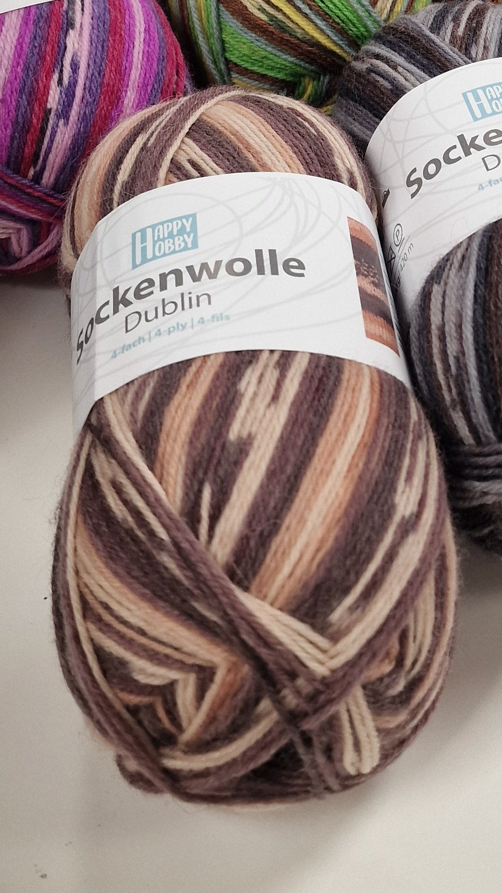 Sockenwolle Dublin /Happy Hobby/ 4-ply sock yarn 100g #04