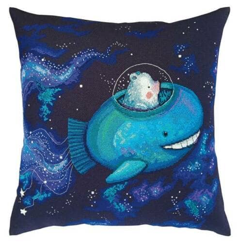 Pillow cover "Sea of Stars" - embroidery kit /RTO/ 40 x 40 cm