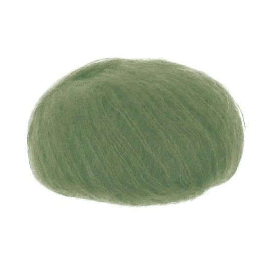 Silk Mohair /Lana Gatto/ 25g #9379 "Olīvzaļš"