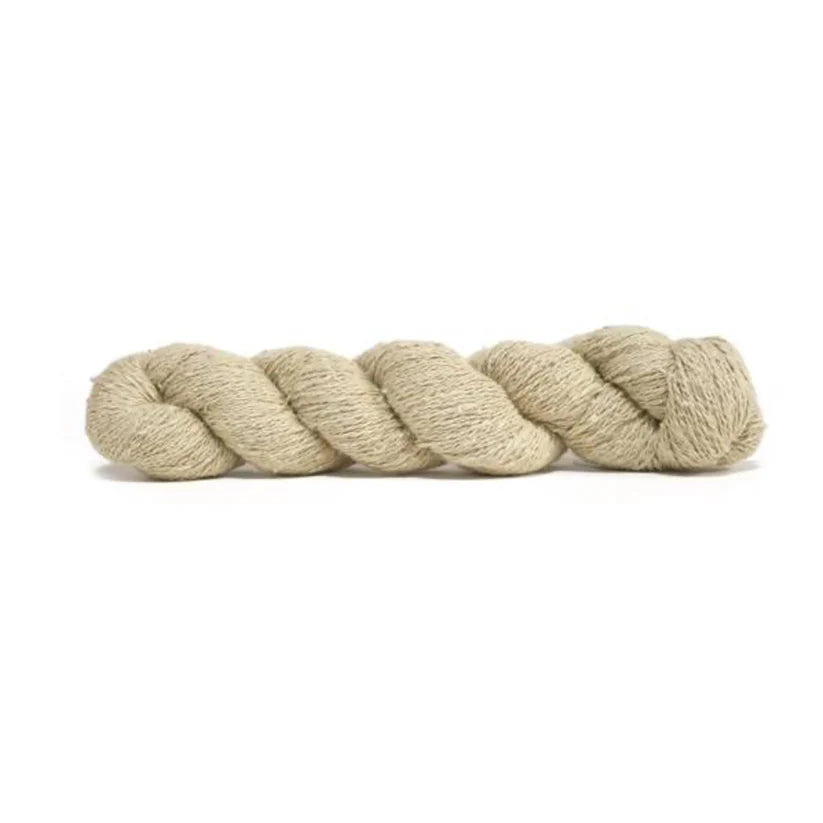 Spun Silk World BOURETTE SILK Nm 7/2 50g #0135 "Leek green"