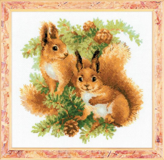 Vāveres - izšūšanas komplekts /RIOLIS/ 25 x 25 cm