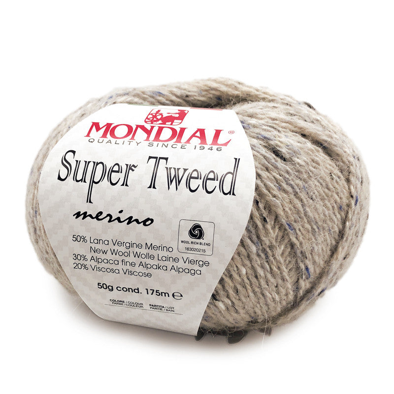 Super Tweed /Mondial/ 50g #419 "Krēms"