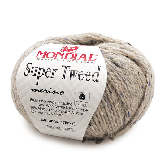 Super Tweed /Mondial/ 50g #419 "Krēms"