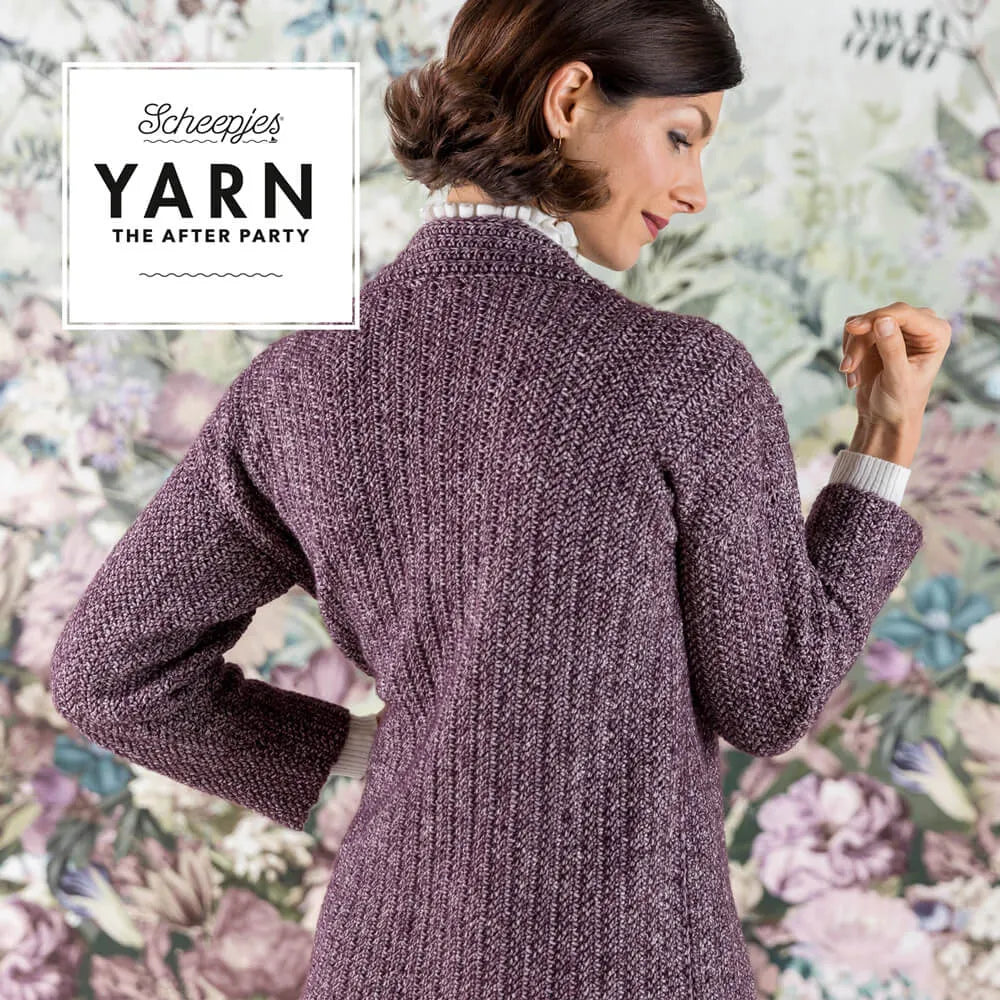Scheepjes YARN The After Party Nr.29 - jakas tamborēšanas pamācība "Herringbone Cardigan", ENG