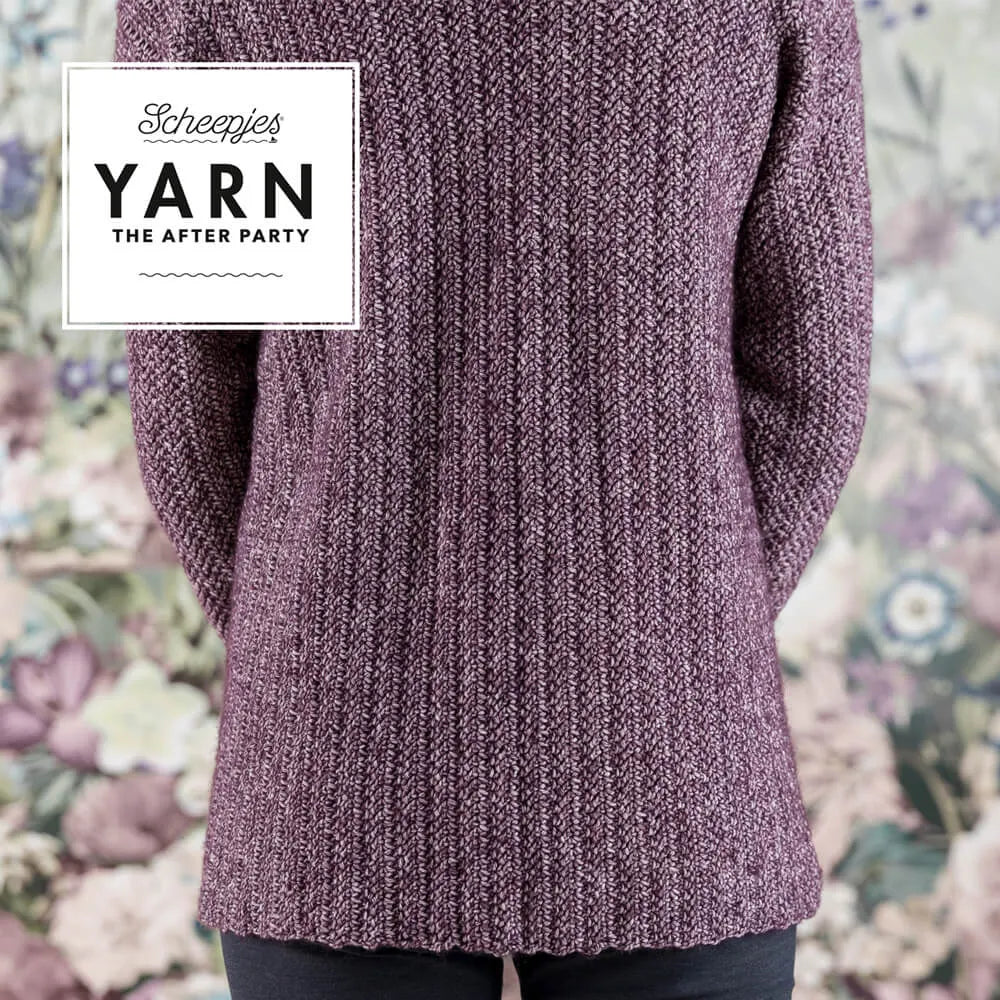 Scheepjes YARN The After Party Nr.29 - jakas tamborēšanas pamācība "Herringbone Cardigan", ENG