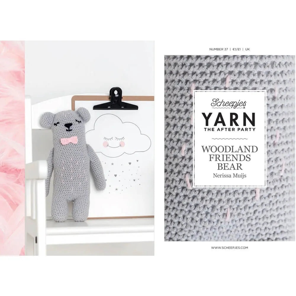 Scheepjes YARN The After Party No.37 - Woodland Friends Bear / Nerissa Muijs design / Toy Bear