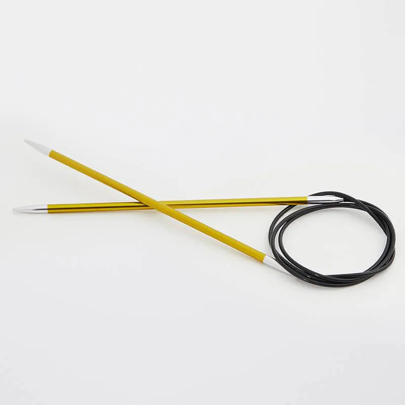 Zing alumīnija Apļa adāmadatas 40cm / KnitPro