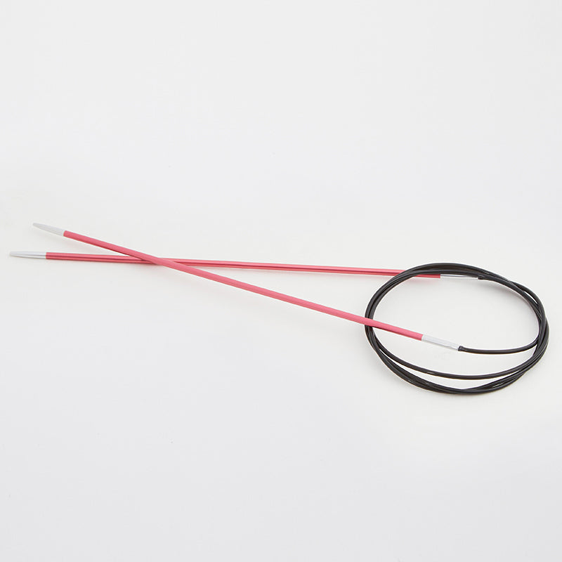 Zing alumīnija Apļa adāmadatas 150cm / KnitPro