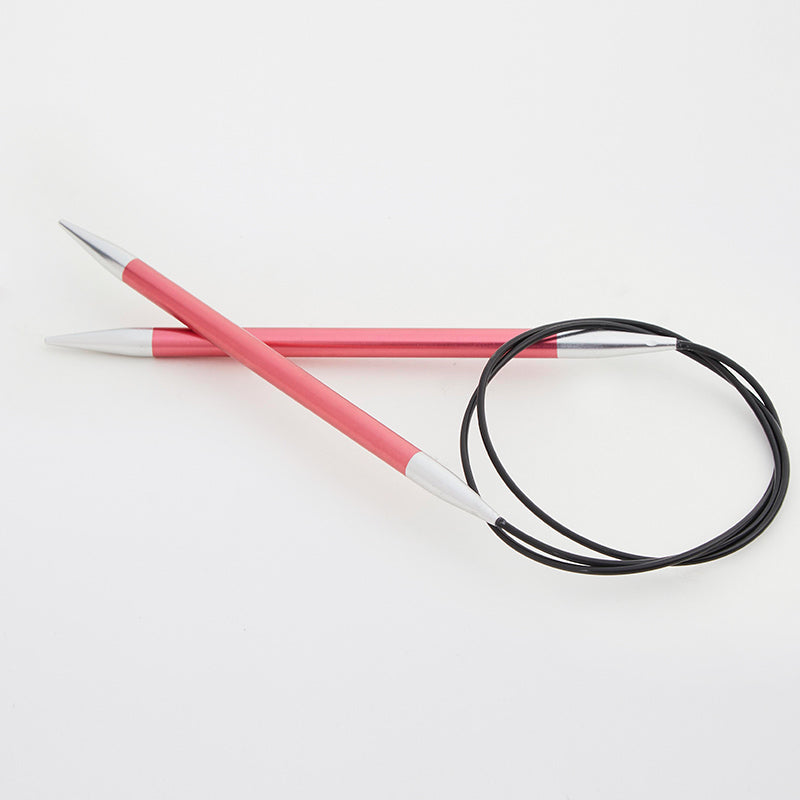 Zing alumīnija Apļa adāmadatas 150cm / KnitPro